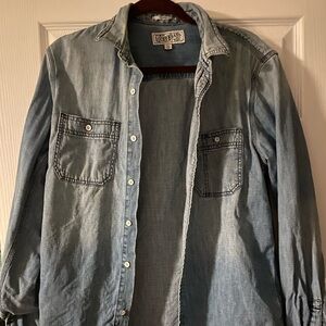 Lucky Brand Light Blue Casual Button Down Shirt